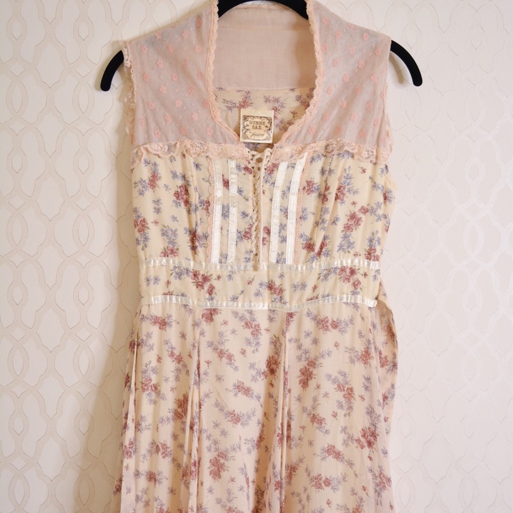 Vintage Gunne Sax floor-length dress